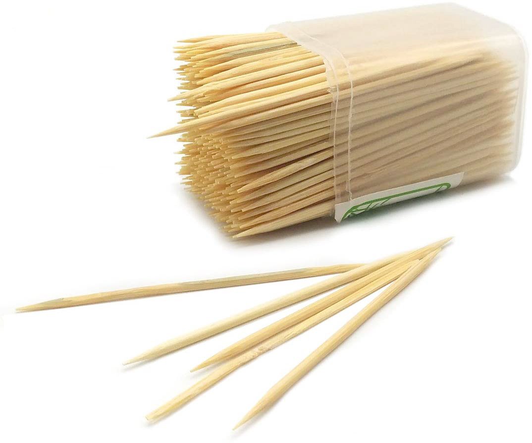 0834 Wooden Toothpicks with Dispenser Box - SkyShopy 0834 Wooden Toothpicks with Dispenser Box - SkyShopy